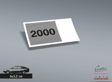 ADESIVO CILINDRATA VANO MOTORE