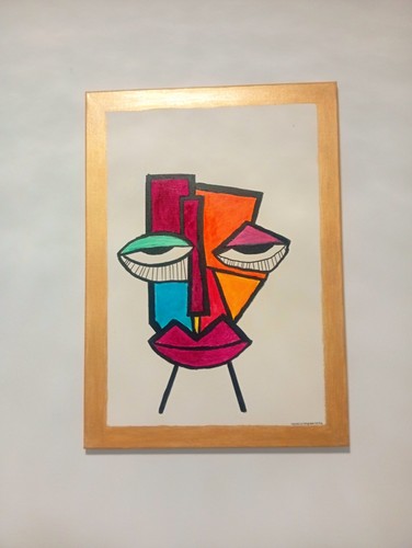 Picasso quadro dipinto - a, mano