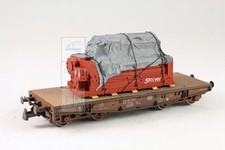 Ladegüter Bauer H01085 - Carico per pianali, macchinario sotto al telone. Scala 