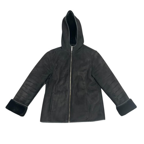 Cappotto pelliccia spessa nero