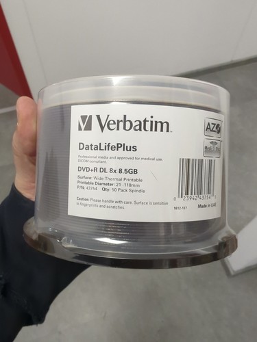 Verbatim dvd 8x 43754 - dl,