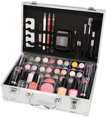 Set valigie trucco alluminio - set,