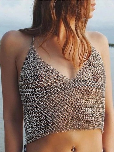 Top reggiseno maglia - , catena