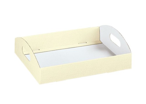 Pezzi seta avorio cesto - 5,