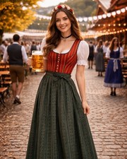 Dirndl di Salisburgo cotone