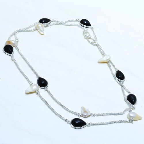 Onice nera biwa perla - nera,