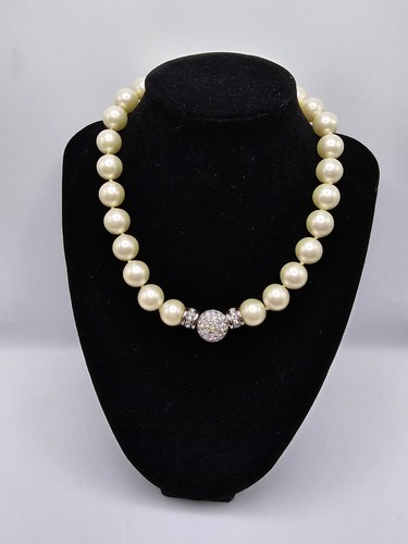 Collana perle finte - finte, in