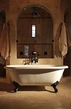 Double Ended Cast Iron Bath +