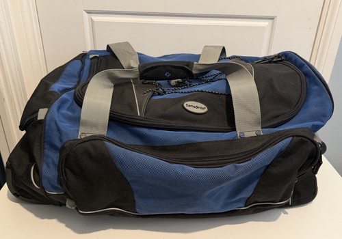 Borsone samsonite blu nero - borsone, da
