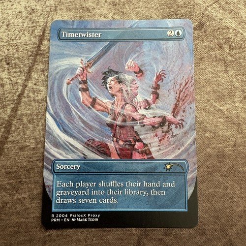 Timetwister custom art mtg - timetwister,