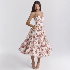 Maxi abito donna floreale