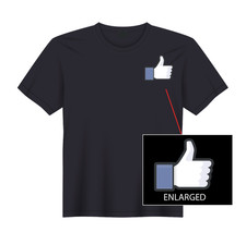 Shirt facebook thumbs - thumbs, up