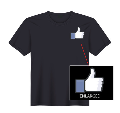 Shirt facebook thumbs up - thumbs,