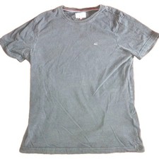 T-shirt maglietta Tommy Hilfiger uomo grigio scuro slim fit taglia small