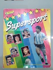 ALBUM PANINI SUPERSPORT 1986 INCOMPLETO CON CEDOLE POSTER SENNA MARADONA 
