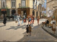 Francesco Tammaro olio su