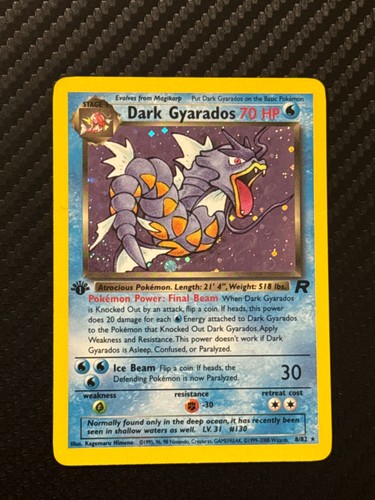 Pokemon tcg dark gyarados - pokemon,