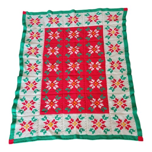 Coperta afgana natalizia