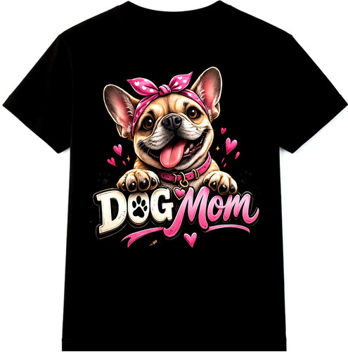 Maglietta grafica cane - , mamma
