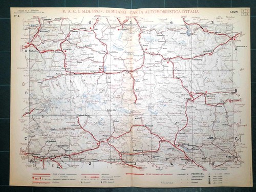 Carta geografica stradale