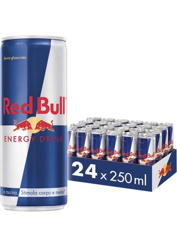 Red bull energy drink - red, ml