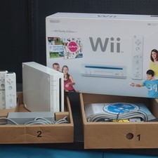 Console Nintendo Wii Family Pack bianca Imballo originale completo
