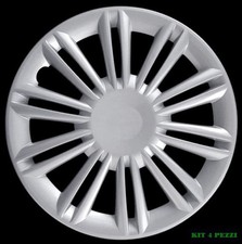 SET 4 COPRICERCHI COPPA RUOTA COPRIRUOTA PER LANCIA MUSA 2008- R15 S/LOGO