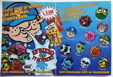 Pubblicita' Sfrizzo Ti Schizzo Gig Advertising Publicite' Vintage 1993 (T0