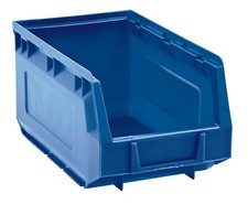 Set 9 contenitori a bocca di lupo sovrapponibili in PEHD - L 145 x P 240 x H 125