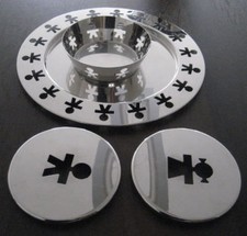 Set ALESSI - Vassoio, portafrutta e due sottopiatti