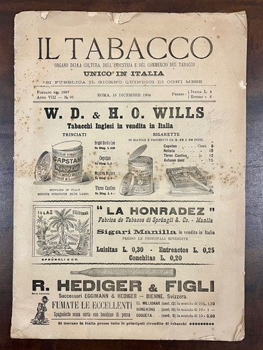 Tabacco organo coltura - il, tabacco.