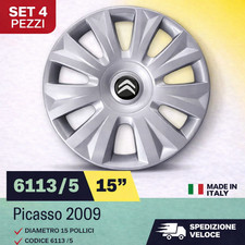 KIT SERIES 4 WHEEL COVERS 15"