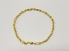 Bracciale uomo vero oro giallo