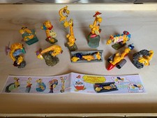 KINDER FERRERO SORPRESA SERIE COMPLETA SUPER GIRAFFE +1 CARTINA CAKE TOPPERS RAR