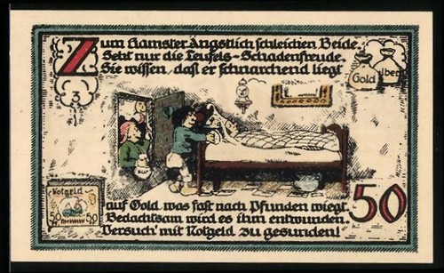 Notgeld gatersleben 1921 50 - gatersleben,