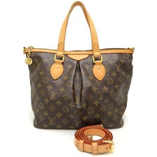 Borsa a mano monogramma Louis Vuitton Palermo PM 2Way M40145 marrone/352613
