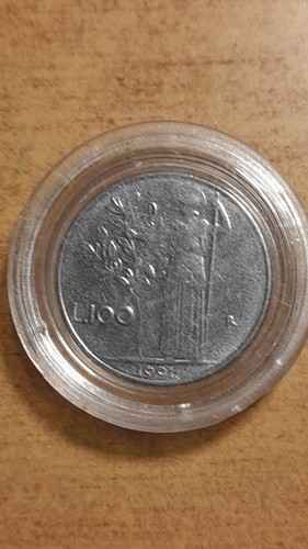 Moneta 100 lire - moneta,
