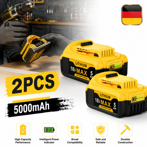Batteria ricambio 18v - 18v, 20v