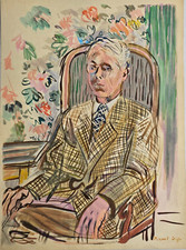 Raoul Dufy (Le Havre 1877 - Forcalquier 1953) Opera Litografia Autoritratto Rara