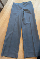 pantalone miu miu grigio lana