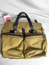 Filson Tin Cloth Valigetta 24 ore tela di cotone cerato marrone made in USA "No Strap