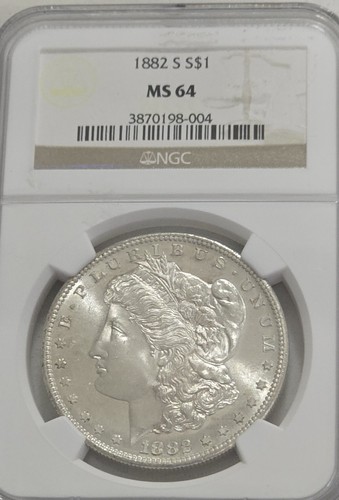 1882 morgan dollar - dollar, ms