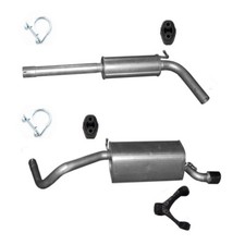 Marmitta MSD ESD pentola + accessori di montaggio fascetta in gomma per Audi A1 VW Polo 1.2 TFSi