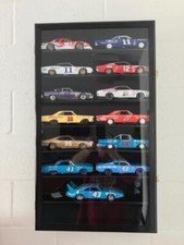 Vetrina auto scala 1/24 modellino pressofuso legno armadio scaffale scaffale parete