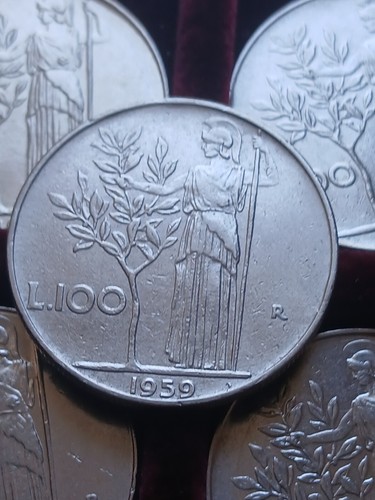 100 lire 1959 minerva italia - 100,