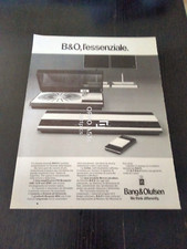 1979 BANG OLUFSEN AMPLIFICATORE BEOMASTER GIRADISCHI 4004 CASSE BEOVOX PUB AD