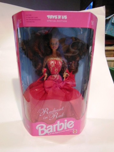 1992 radiant red barbie - in,