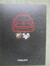 Listino prezzi Abarth 595