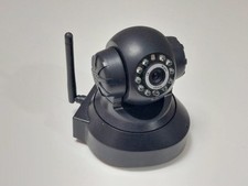 Telecamera Nera Motorizzata IP Wifi Videocamera di Sicurezza Lan 5V Alarm
