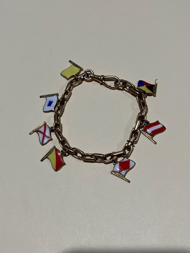 Bracciale charm bandiera